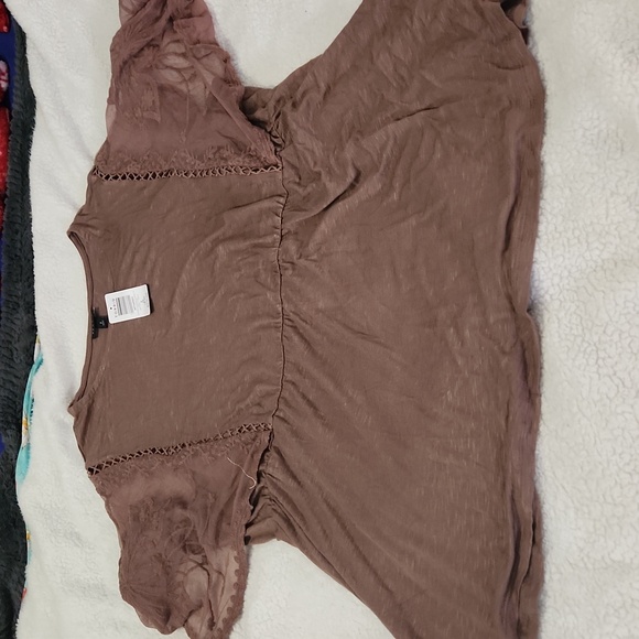 torrid Tops - SOLD NWT Torrid brown blouse Size 2